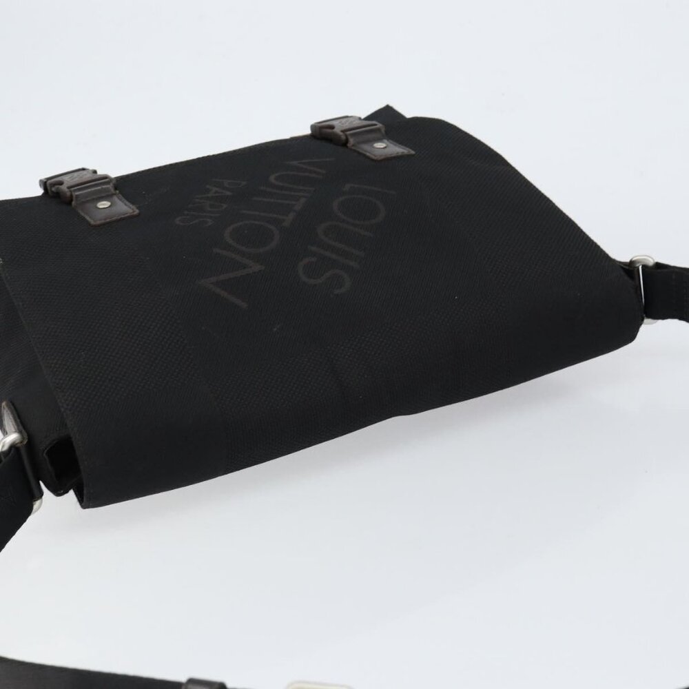 Authentic LOUIS VUITTON Damier Geant Roux Shoulder Bag Black M93079 LV - Picture 13 of 16